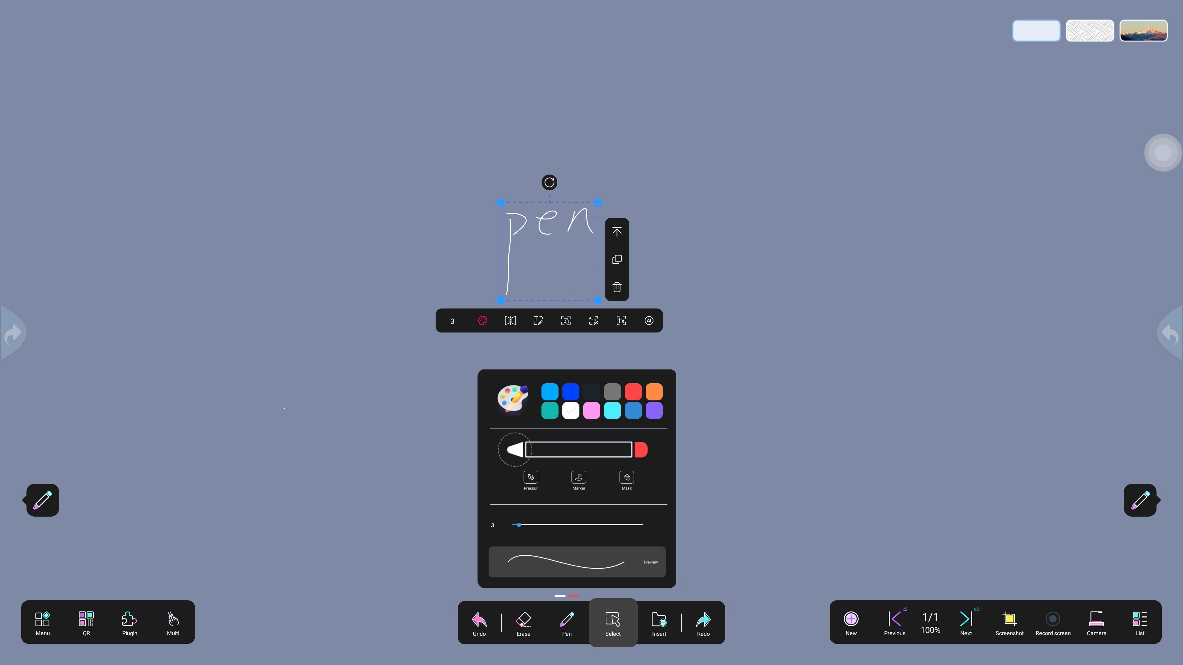 pen